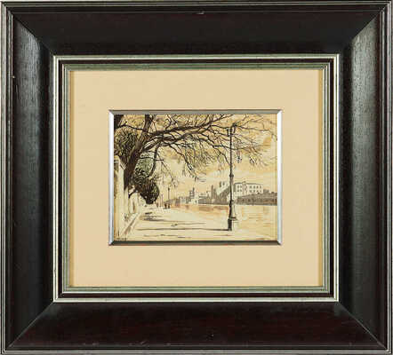 Лапшин Николай Фёдорович. Вид на набережную 